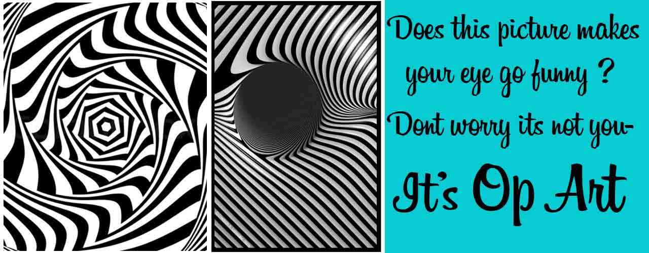 optical illusions art for kids