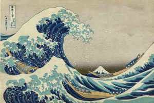 Read more about the article Warm color and cool color- The Great Wave off Kanagawa