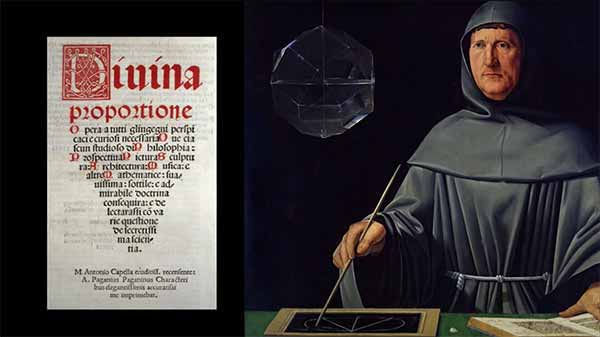 Renaissance thinker Luca Pacioli was also bewitched by this ratio so he wrote the book the divine proportion illustrated by his friend Leonardo da Vinci