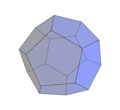 dodecahedron shape