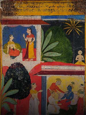 Bhagavata Purana pahari painting