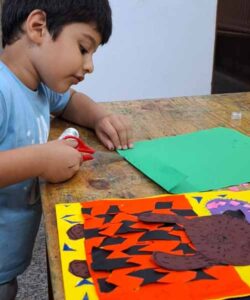 Preschoolers-engaging-in-sensory-art-play-at-BrainArt-Studio-HSR-Layout
