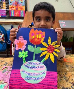 Preschoolers-engaging-in-sensory-art-play-at-BrainArt-Studio-HSR-Layout